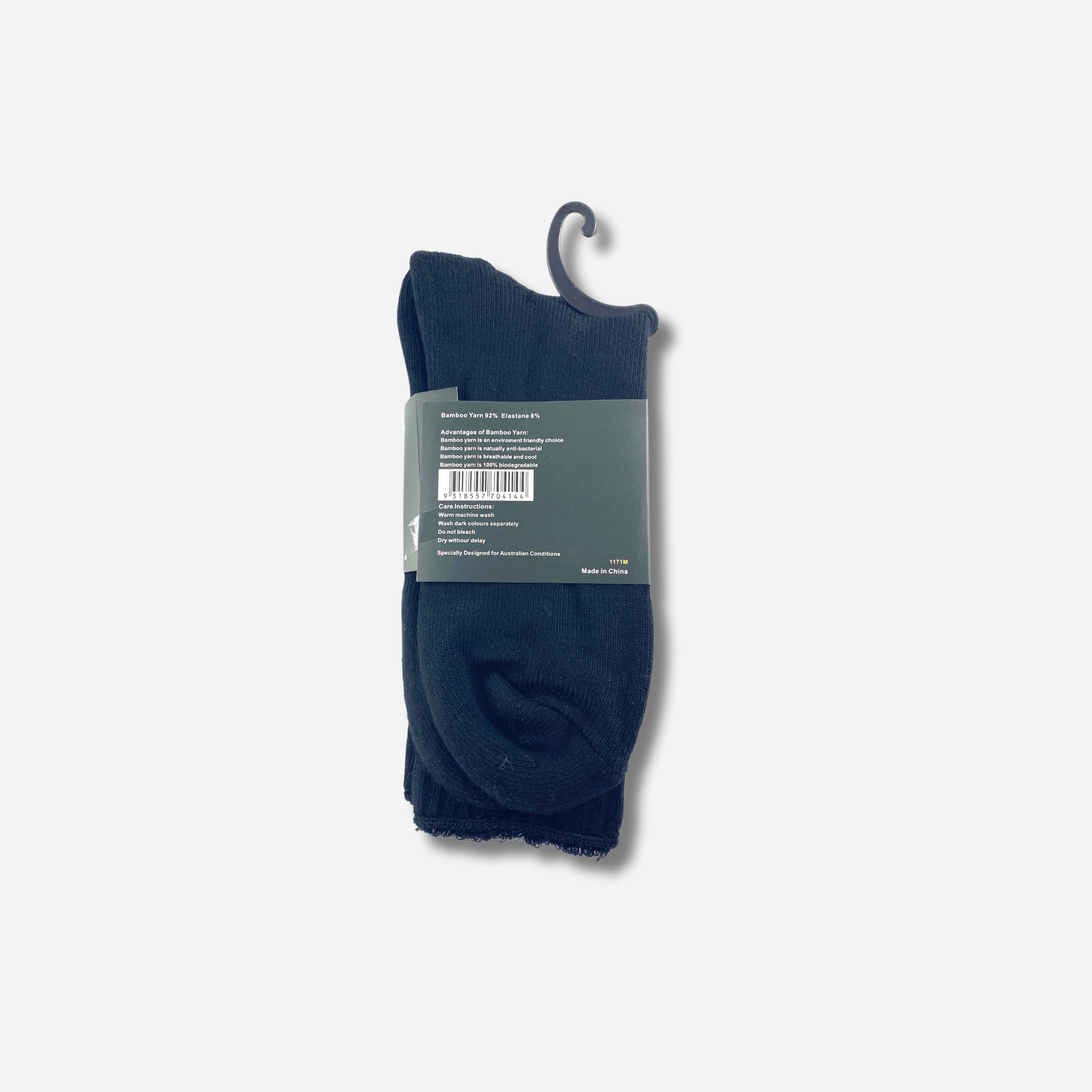 3 x Heavy Duty Bamboo Socks - BeltUp Leather Co.