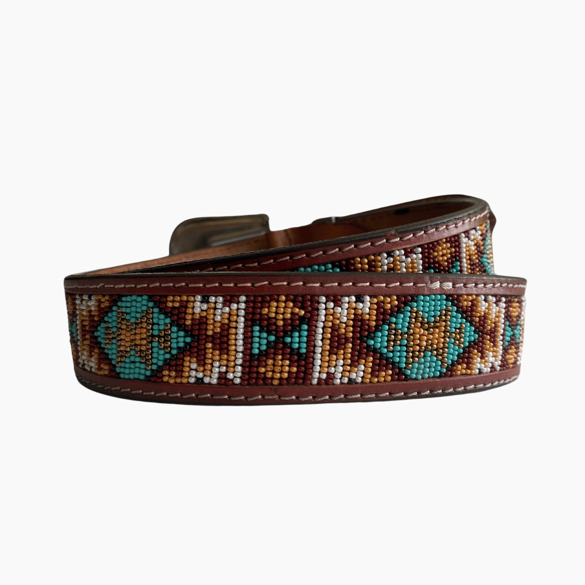38mm | Western Beads | Leather Belt - BeltUp Leather Co.
