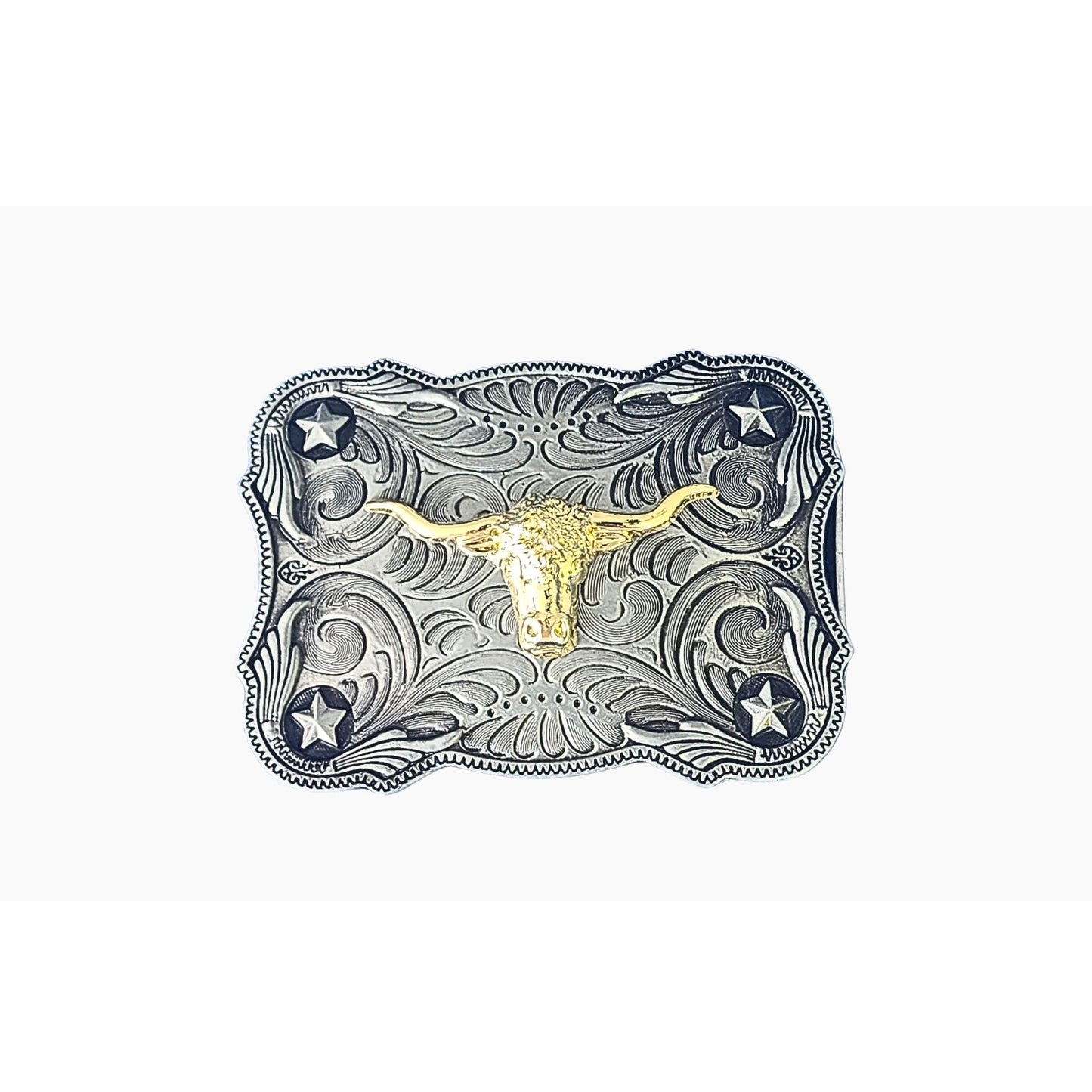 38mm |Longhorn | Two Tone Buckle - BeltUpOnline