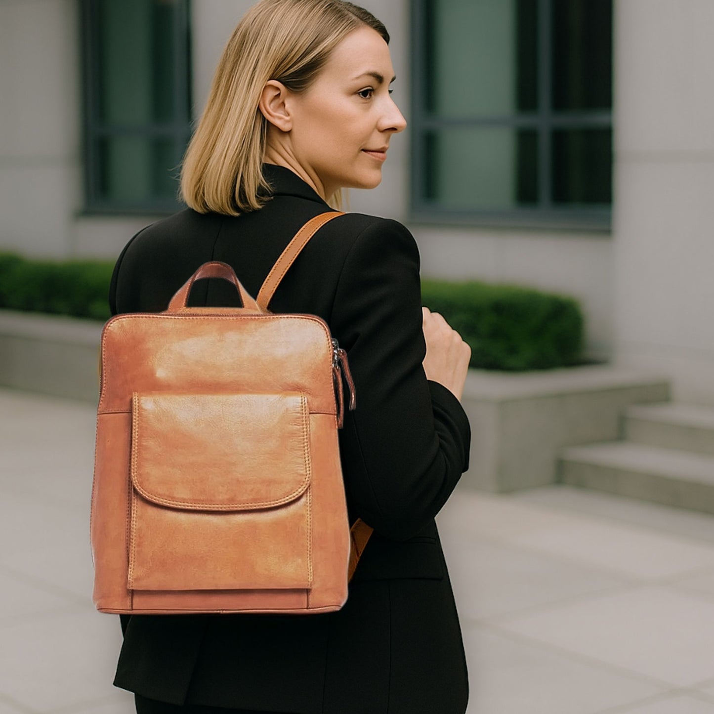 Backpack | Tan | Vanessa
