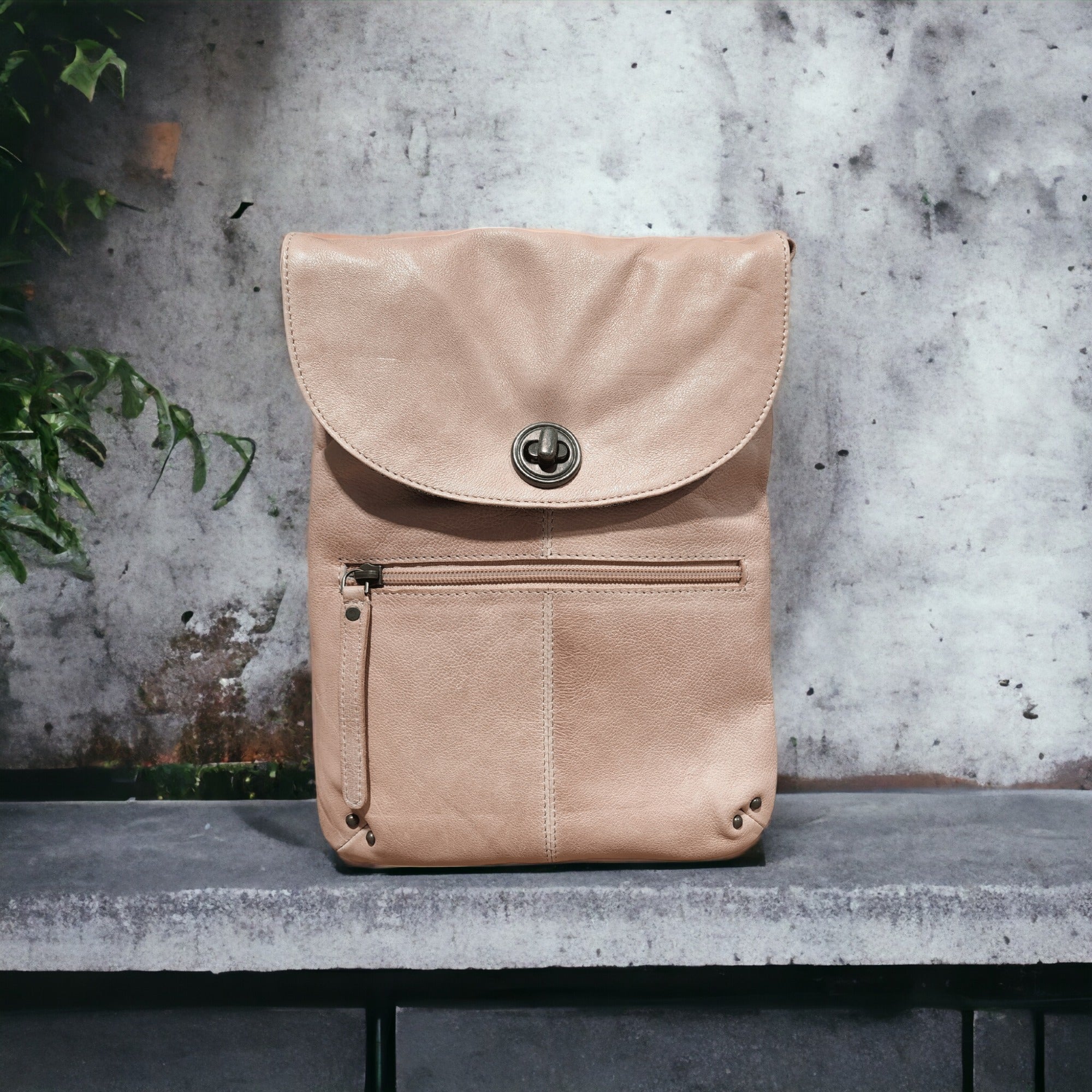 Crossbody | Blush Pink | Tayla - BeltUp Leather Co.