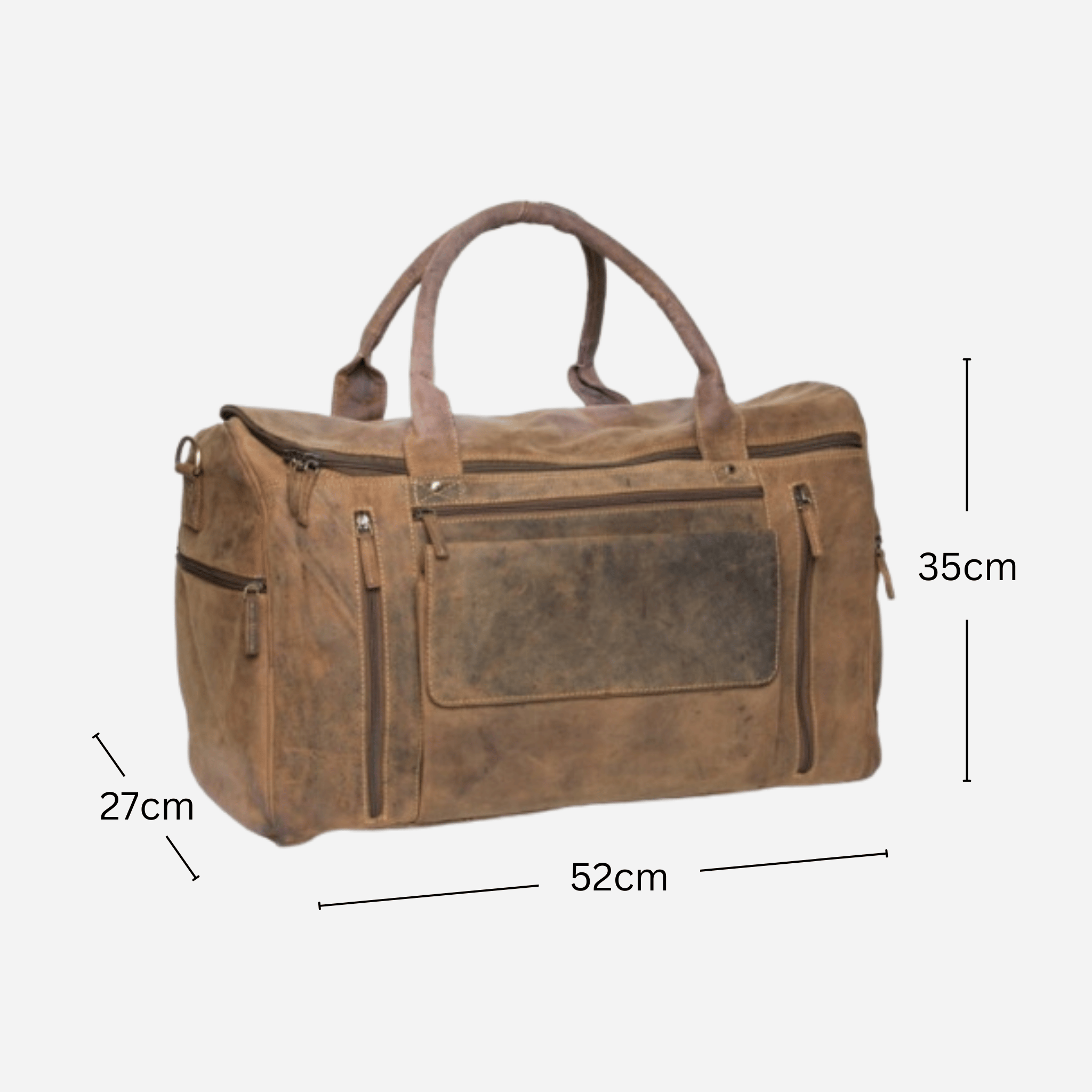 Duffle | Rugged Hide | Lone Ranger - BeltUp Leather Co.