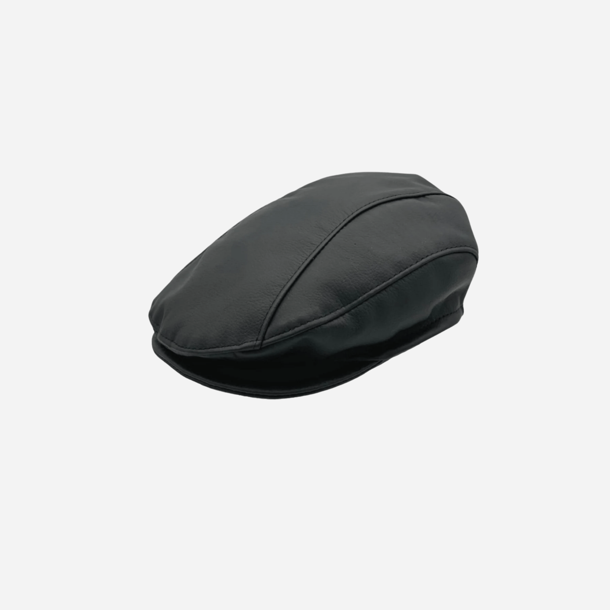 Black kangaroo leather drivers cap - Jacaru