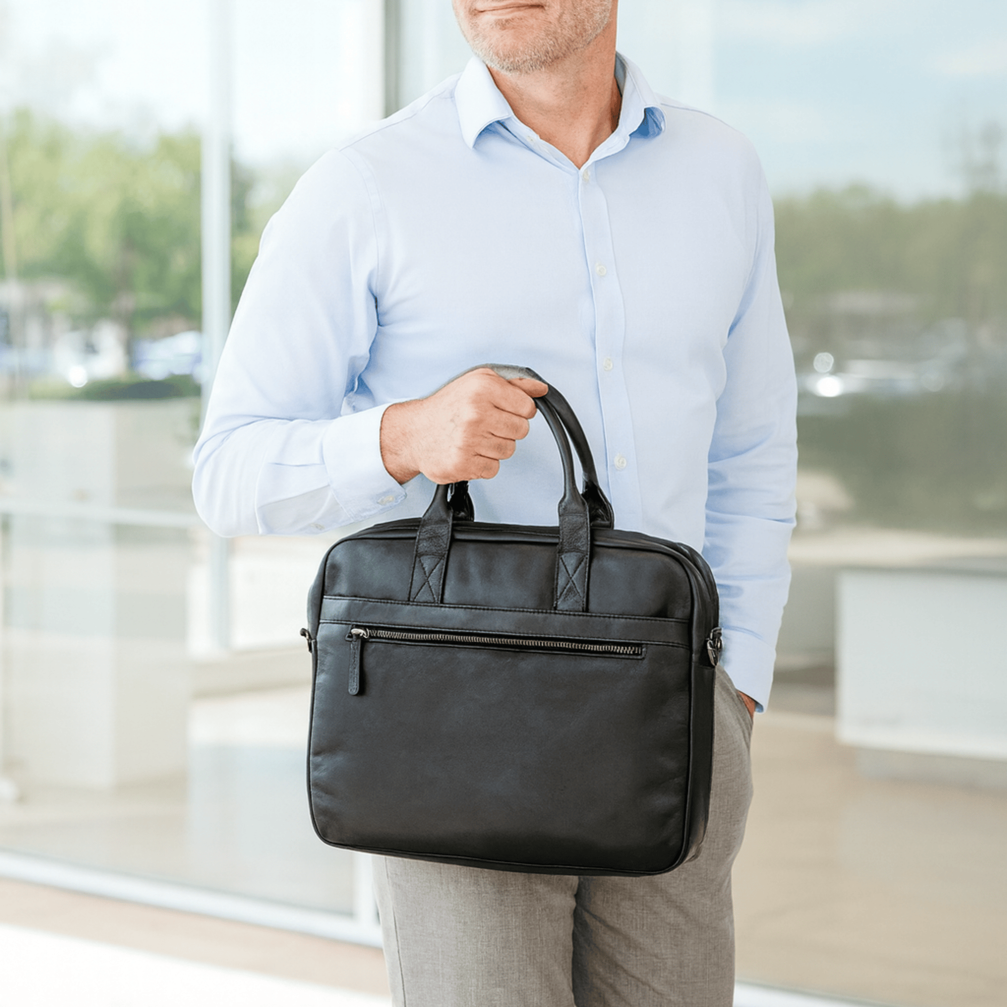 Laptop Bag | Rugged Hide | Henry - BeltUp Leather Co.