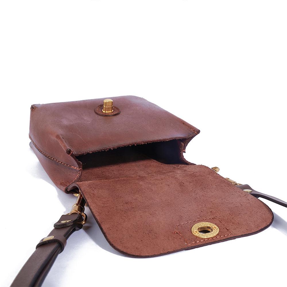 Crossbody | Burgandy | BULC - BeltUp Leather Co.