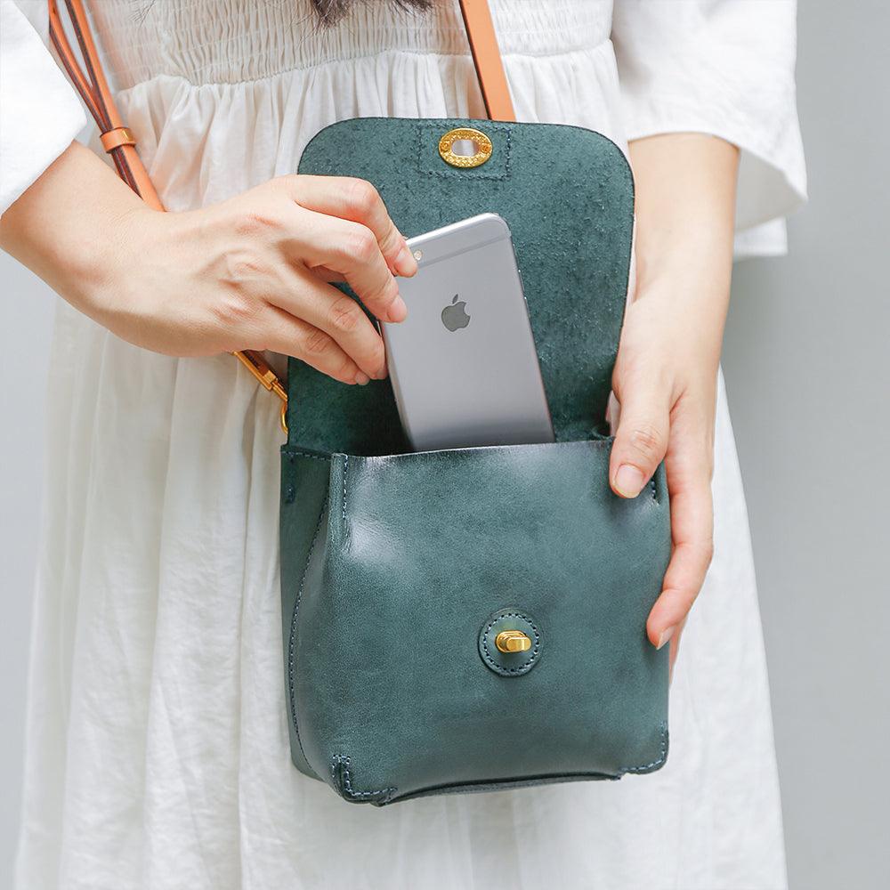 Crossbody | Teal | BULC - BeltUp Leather Co.