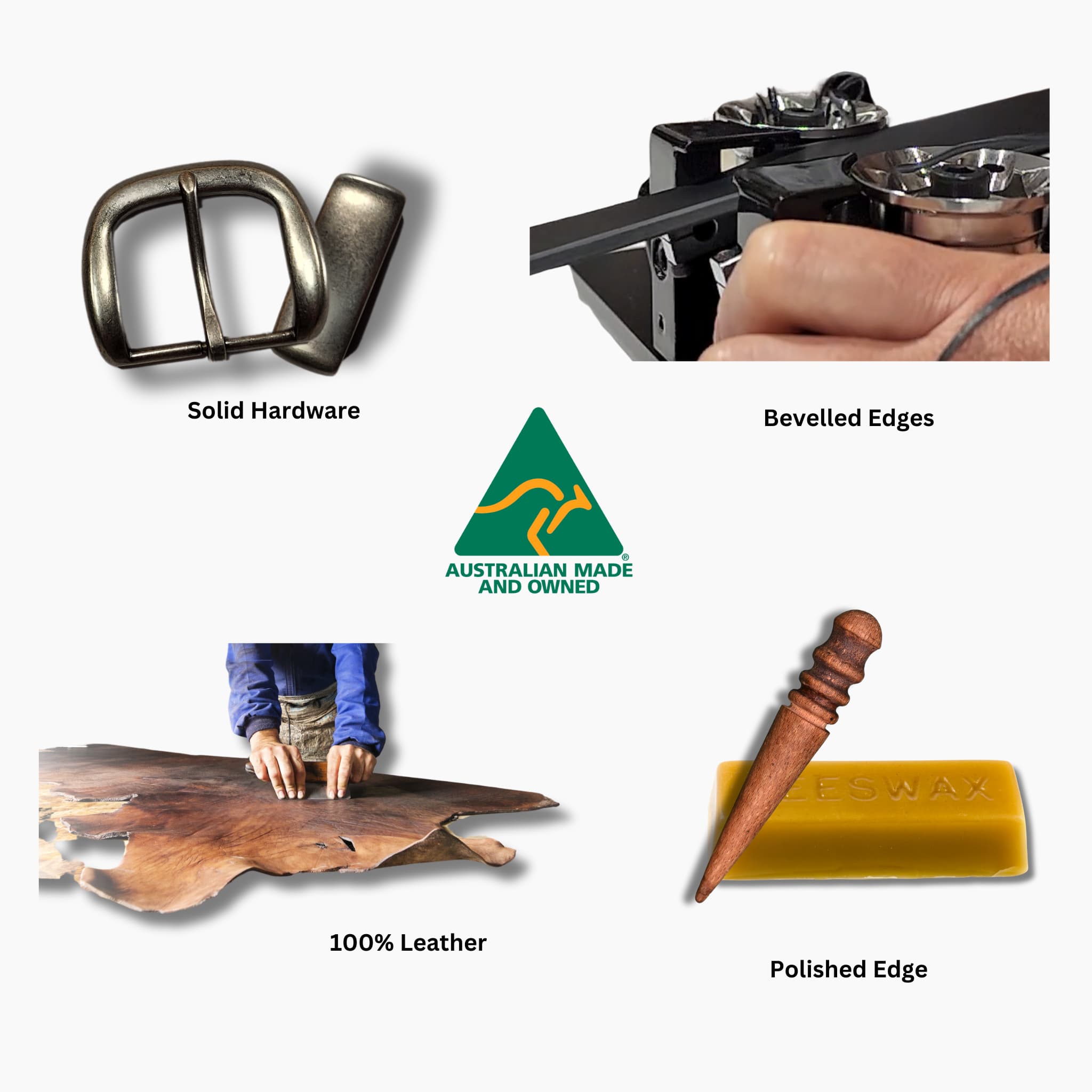 35mm | Brown Leather Belt | Gunmetal Grey Buckle and Leather Keeper | BeltUp - BeltUp Leather Co.