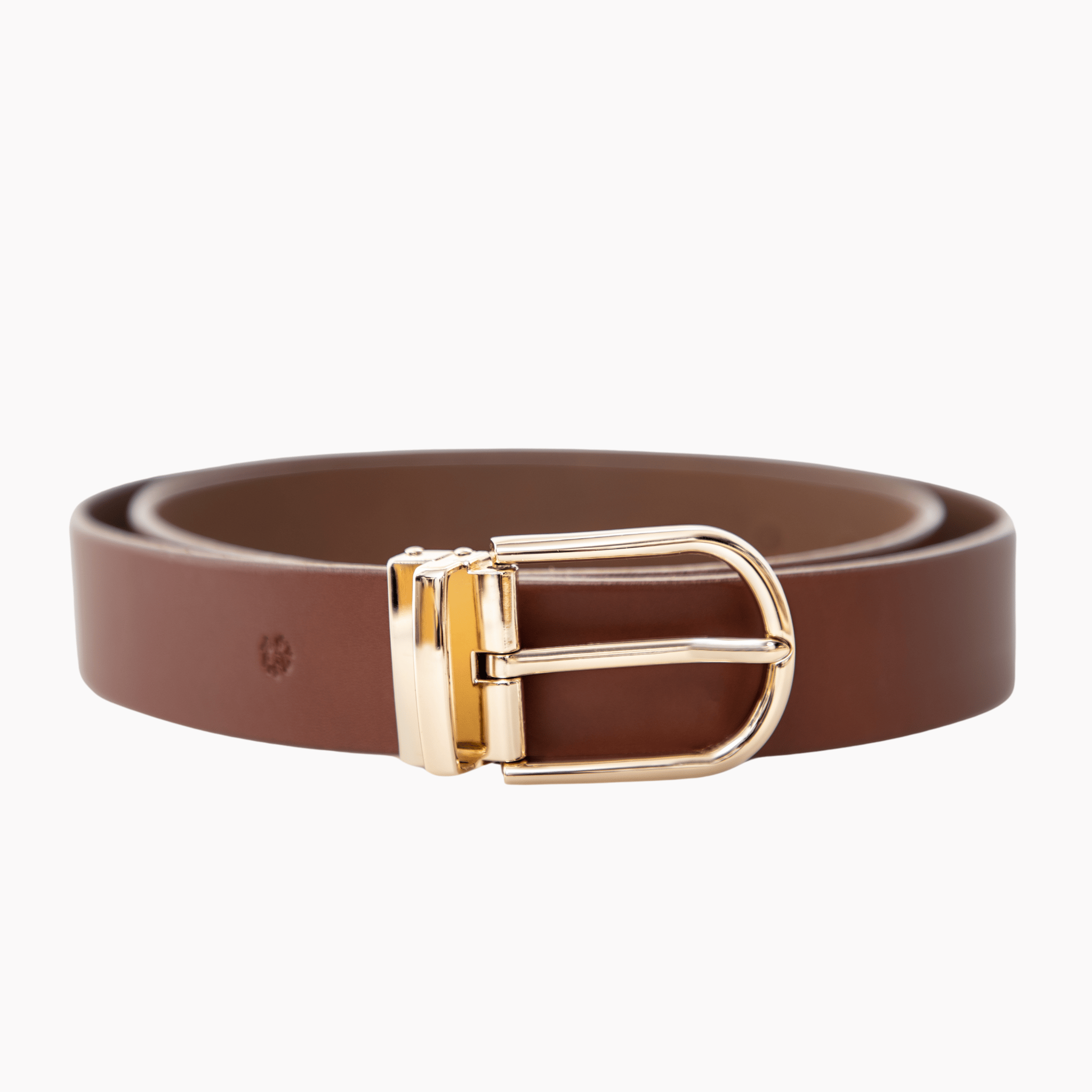 35mm | Tan Full Grain| Slim Gold Buckle - BeltUp Leather Co.