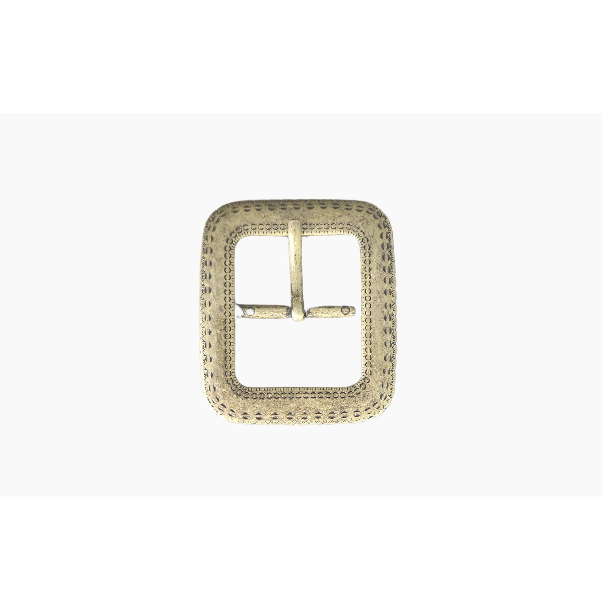 38mm | Antique Gold | Square - BeltUp Leather Co.