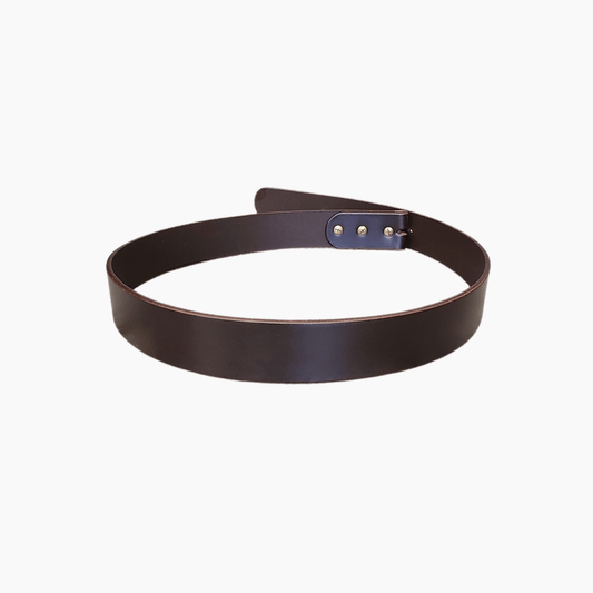 38mm Brown Leather Strap | BYO Buckle - BeltUp Leather Co.