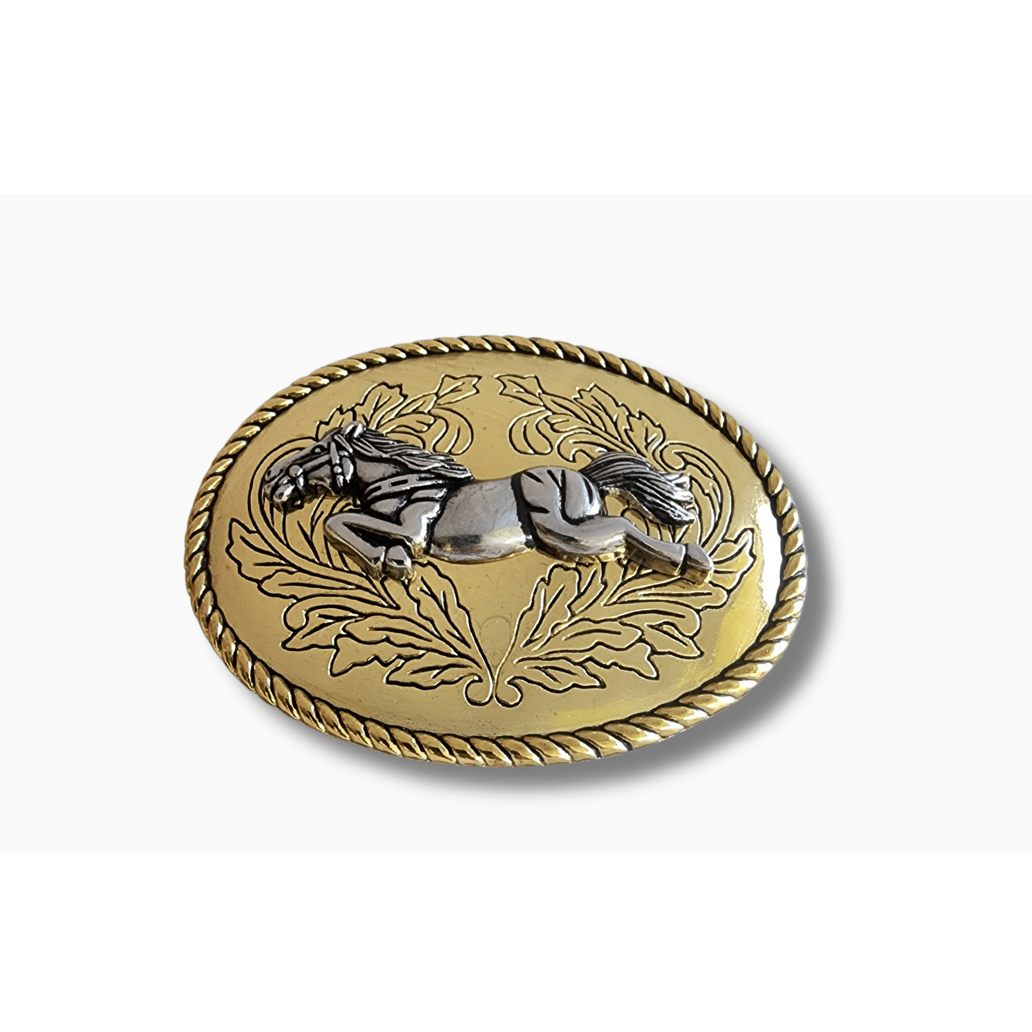 38mm | Horse Buckle | Two Tone - BeltUp Leather Co.