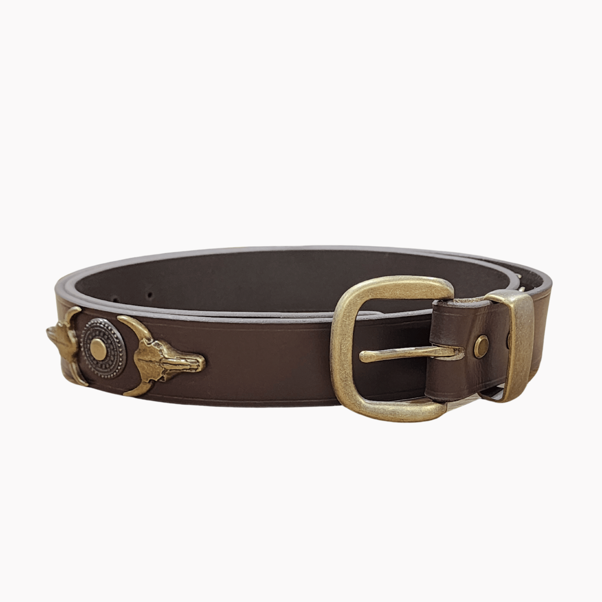 38mm | Longhorn Concho Leather Belt | BeltUp - BeltUp Leather Co.