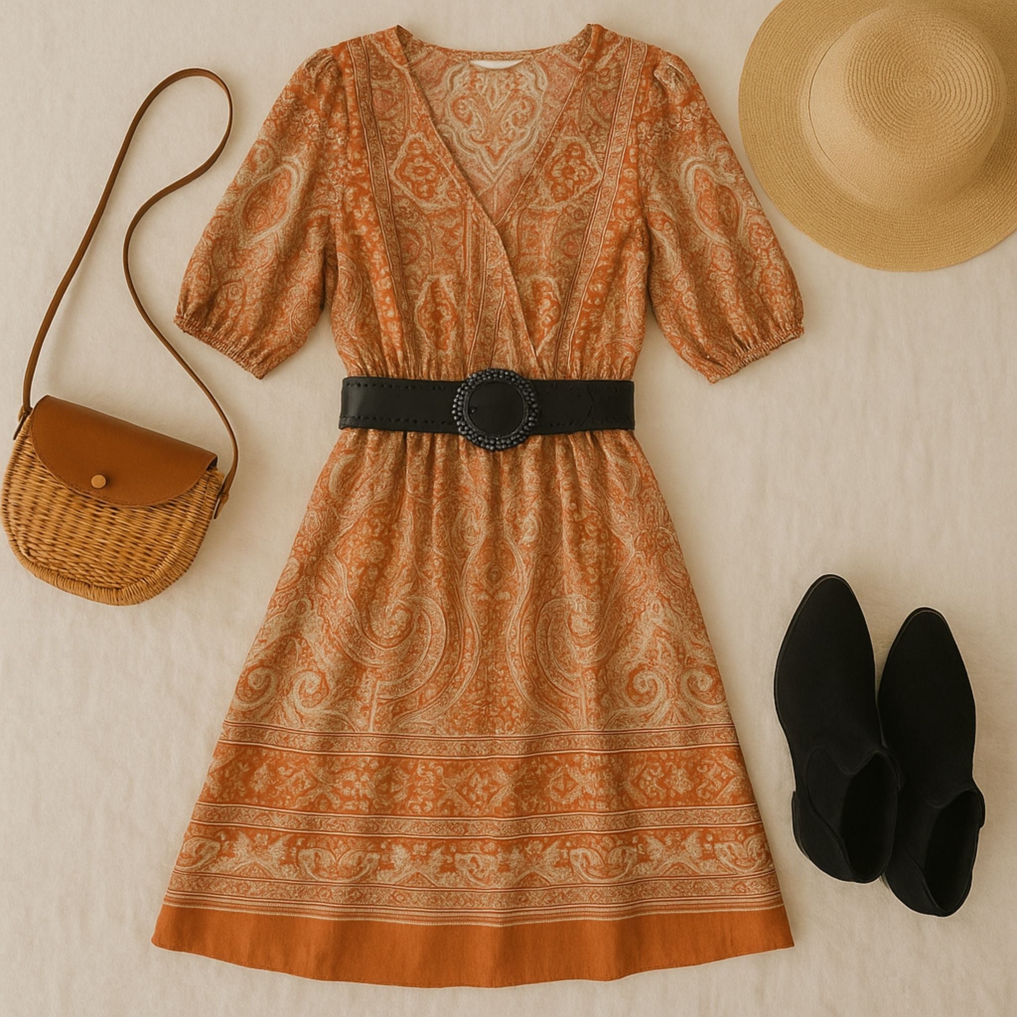 60mm | Ladies Wide Black Leather Belt - BeltUp Leather Co.