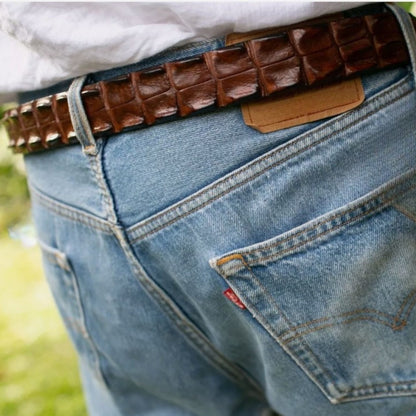 38mm | Hornback | Crocodile Belt - BeltUpOnline