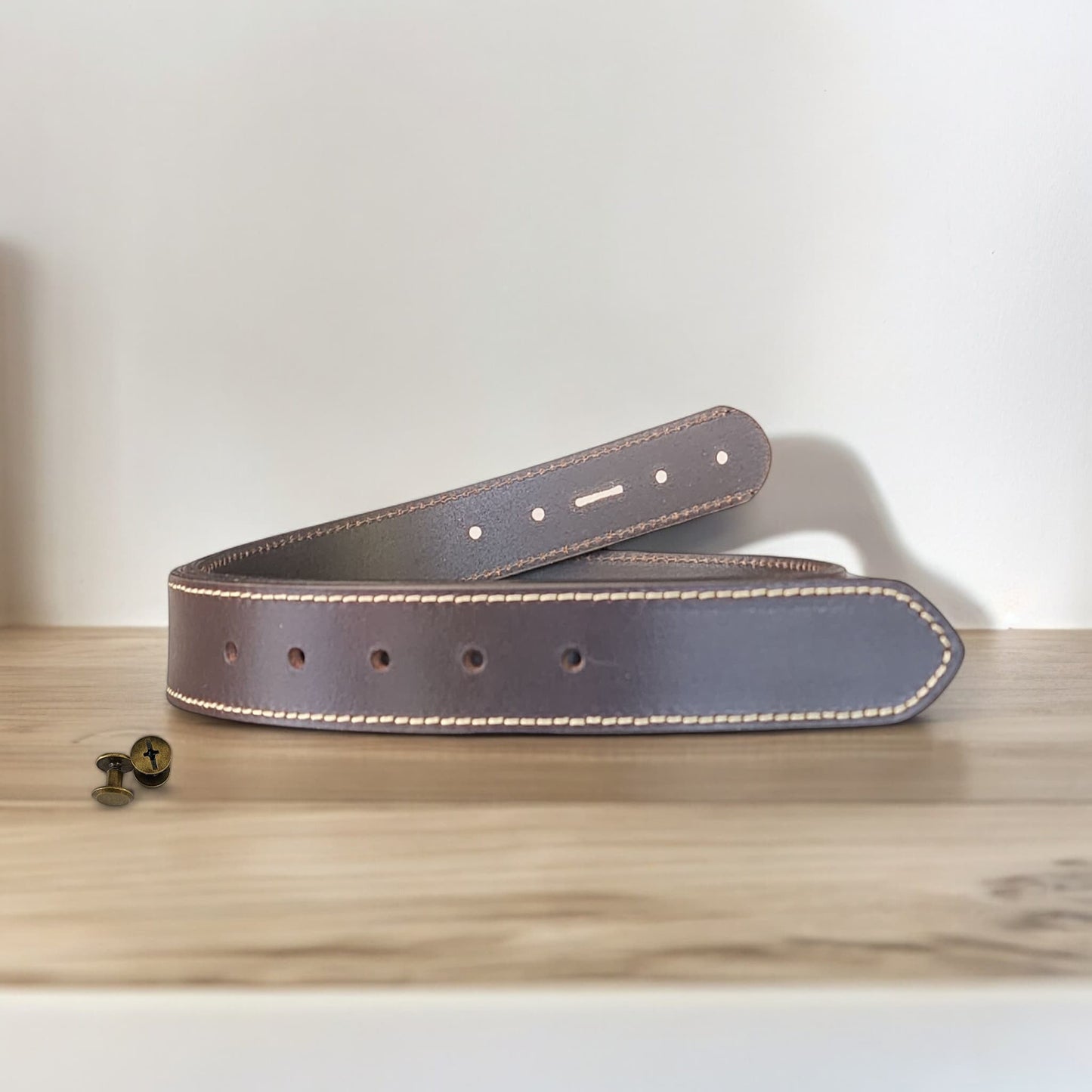 38mm | Brown - Yellow Stitch | DYO