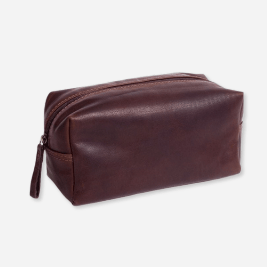 Brown Jimmy Toiletries Bag - Oran