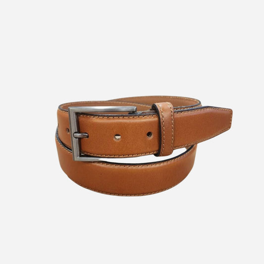 35mm | Tan | Stitched Belt