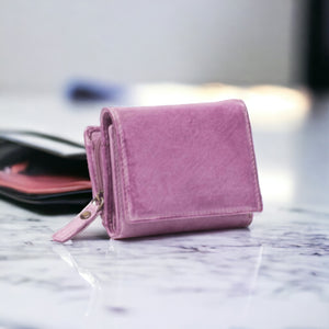 Lilac Leather Wallet -Vikky - BeltUpOnline