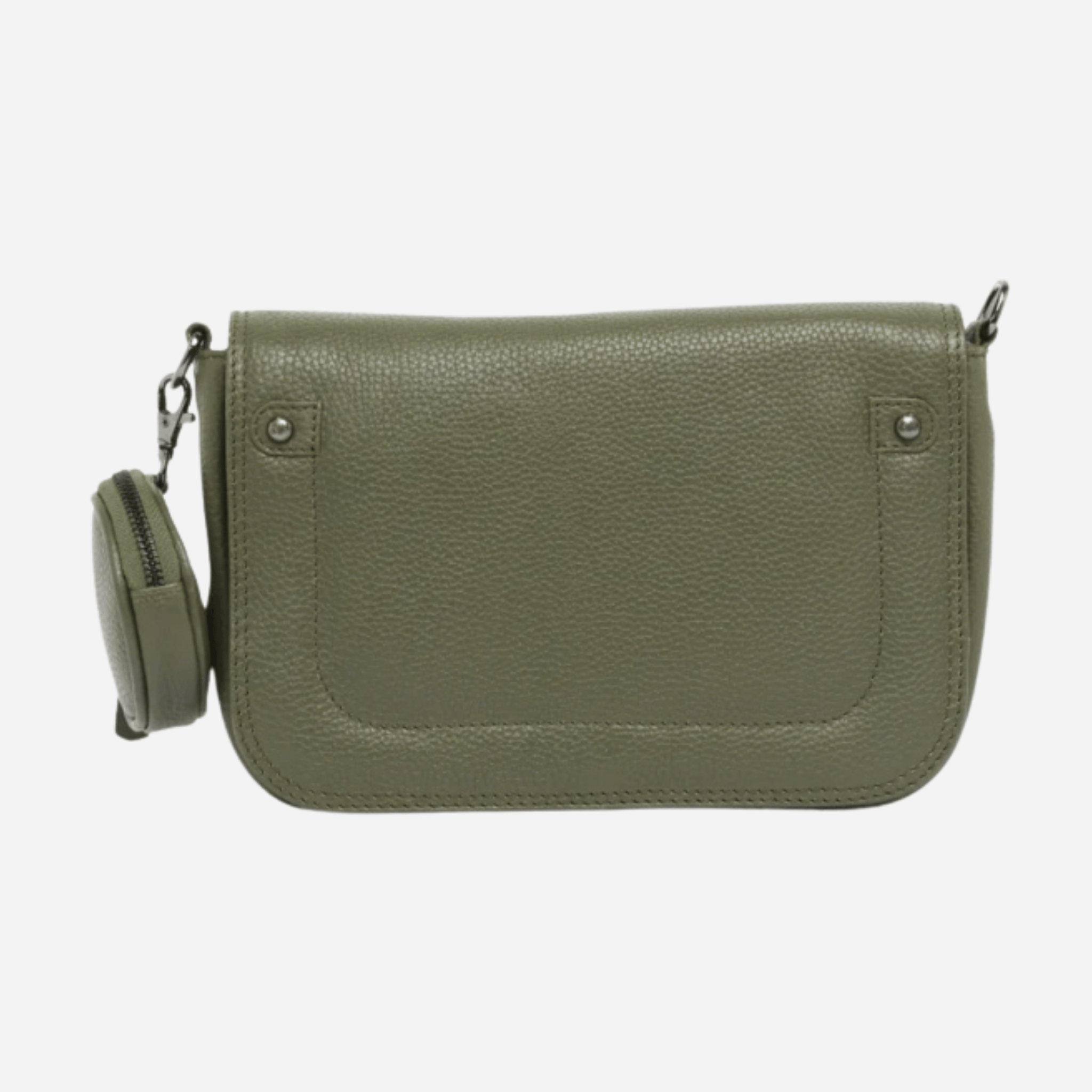 Crossbody | Green | LuLu - BeltUp Leather Co.