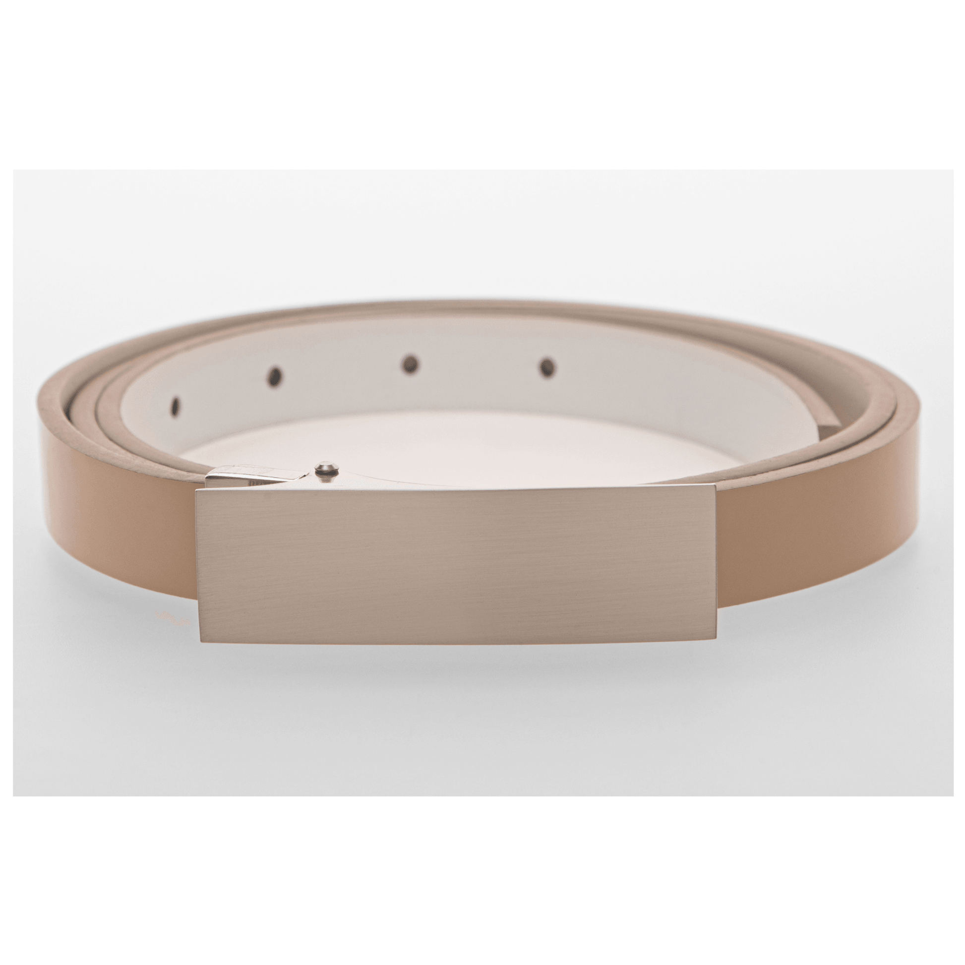 15mm | Cream/White | Reversible Belt - BeltUp Leather Co.