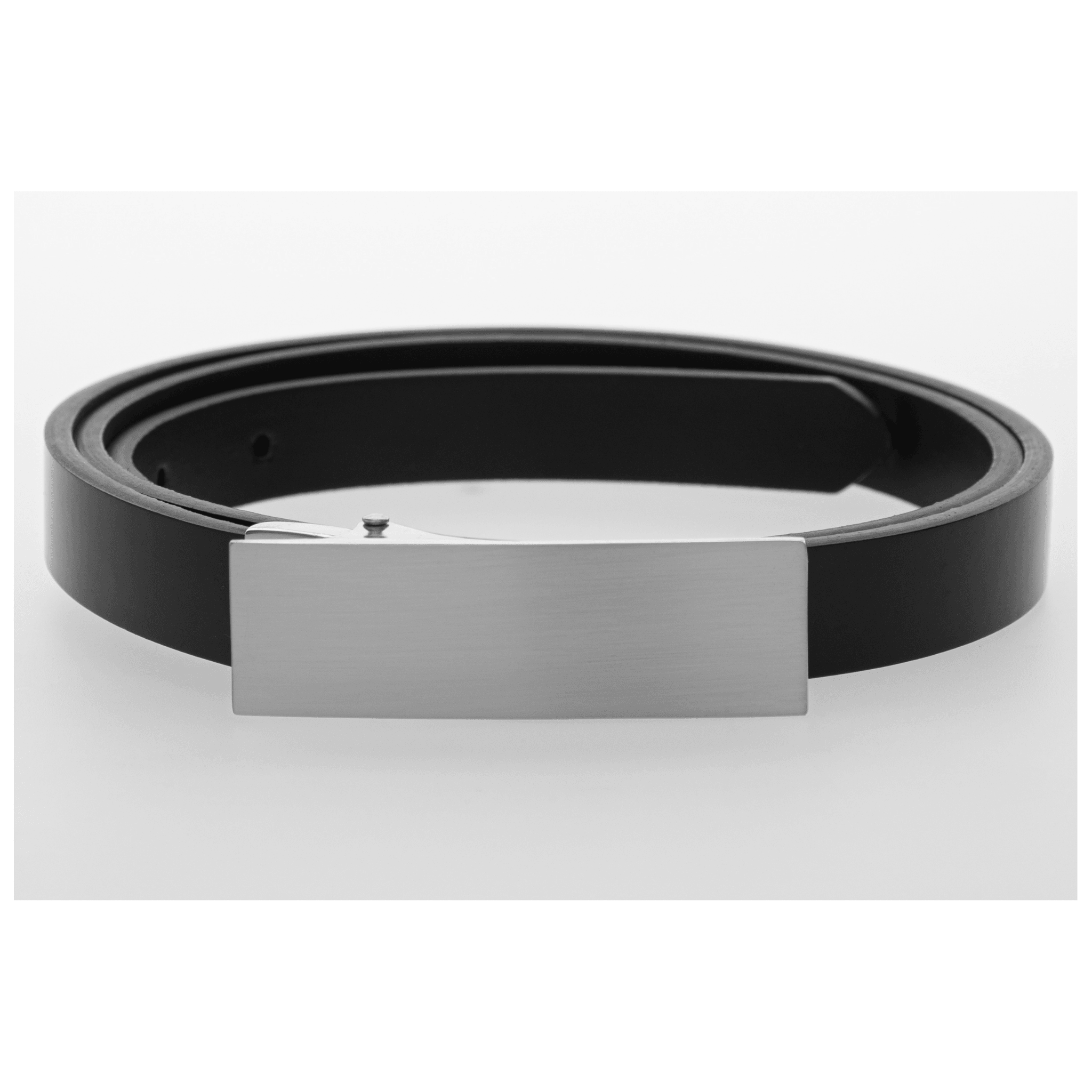 15mm | Thin Black Leather Belt - BeltUp Leather Co.