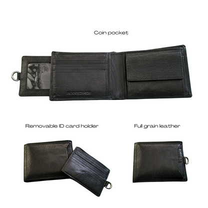 Oran - Black Ami Wallet - BeltUpOnline
