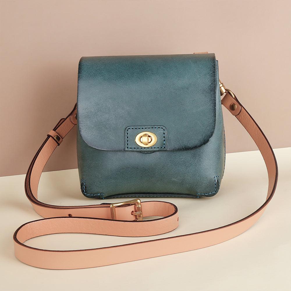 Crossbody | Teal | BULC - BeltUp Leather Co.